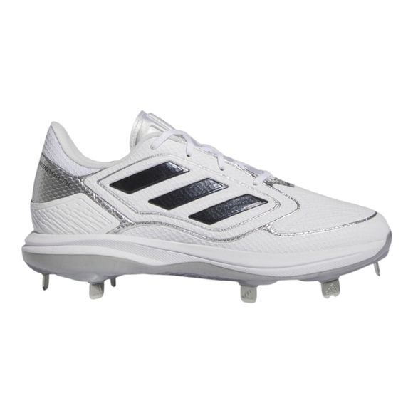 Adidas Adizero Women's PureHustle 3 TPU Cleats Softball White Black Cleats, 6.5 - Picture 10 of 10